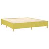 vidaXL Boxspringbett mit Matratze Gr&uuml;n 180x200 cm Stoff