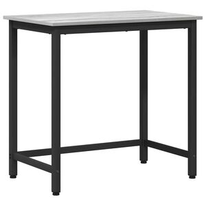vidaXL Tisch Graues Sonoma 100 x 50 x 76,5 cm