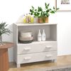 vidaXL Sideboard HAMAR Weiß 85x35x80 cm Massivholz Kiefer