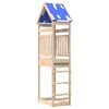 vidaXL Spielturm Braun 52,5 x 85 x 265 cm Massives Kiefernholz