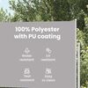 vidaXL Ausziehbare Seitenmarkise 120x300 cm Grau
