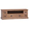vidaXL TV-Schrank 120×30×40 cm Massivholz Teak