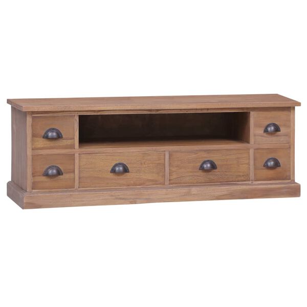 vidaXL TV-Schrank 120×30×40 cm Massivholz Teak
