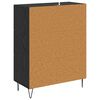 vidaXL Sideboard mit Schubladen Schwarz Eichen-Optik 69,5 x 34 x 90 cm