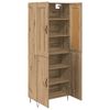 vidaXL Highboard Artisan-Eiche 69,5 x 34 x 180 cm Holzwerkstoff