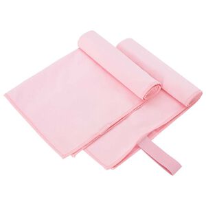 vidaXL Sporthandt&uuml;cher 2 pcs Rosa 50 x 30 cm Polyester und Polyamid