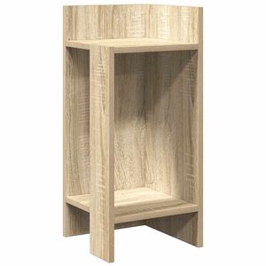 vidaXL Beistelltisch mit Ablage Sonoma-Eiche 25,5x27x60 cm