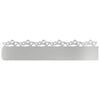 vidaXL Rasenkanten 20 Stk. 103 x 0,05 x 22 cm Verzinkter Stahl Silber