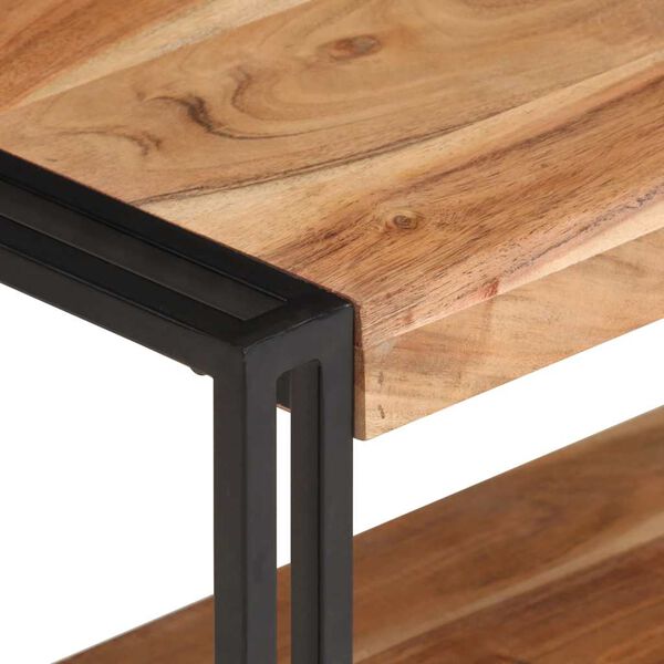 vidaXL TV-Schrank 120x30x40 cm Massivholz Akazie