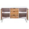 vidaXL Sideboard New York 130,6 x 43 x 73,6 cm Massivholz Kiefer