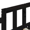 vidaXL Tagesbett Schwarz 80x200 cm Massivholz Kiefer