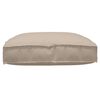vidaXL Kissen Taupe 80 x 80 x 12 cm Oxford-Stoff
