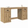 vidaXL Schreibtisch mit Schrank Artisan-Eiche 154,5 x 50 x 75 cm