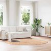 vidaXL Teppich Shaggy Hochflor NAVARRA Beige 240x240 cm Polyester