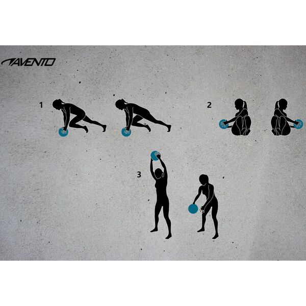 Avento Slamball Texturiert 10 kg Schwarz