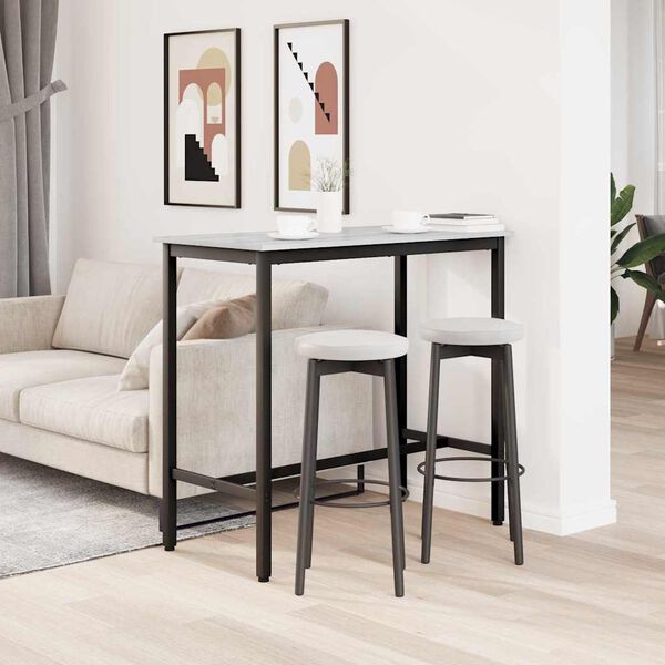 vidaXL Tisch Graues Sonoma 100 x 50 x 90,5 cm