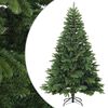 vidaXL Künstlicher klappbarer Weihnachtsbaum mit Ständer Grün 210 cm