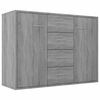 vidaXL Sideboard Grau Sonoma 88x30x65 cm Holzwerkstoff