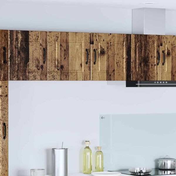 vidaXL K&uuml;chenschrank mit Regal Altholz 40 x 31 x 40 cm Holzwerkstoff