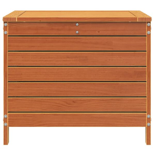 vidaXL Gartenhocker Wachsbraun 62x63,5x53,5 cm Massivholz Kiefer