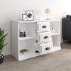 vidaXL Sideboard Wei&szlig; 104,5x35,5x67,5 cm Holzwerkstoff