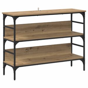 vidaXL Konsolentisch Artisan-Eiche 100 x 32 x 75 cm Holzwerkstoff