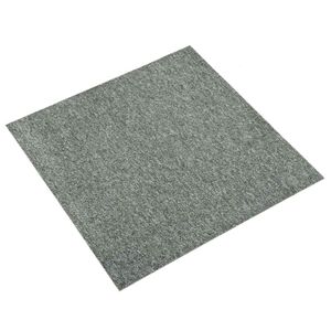 vidaXL Teppich 20 pcs Gr&uuml;n 50 x 50 cm 100% Polypropylen
