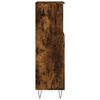 vidaXL Badschrank Räuchereiche 30x30x100 cm Holzwerkstoff