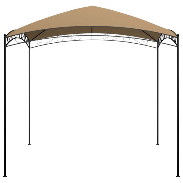 vidaXL Pavillon 3x3x2,65 m Taupe 180 g/m²