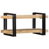 vidaXL Wandregal 70x33x35 cm Raues Massivholz Mango