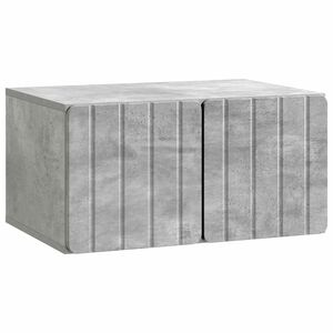 vidaXL Wandmontierter TV-Schrank Betongrau 59,5 x 41 x 30 cm