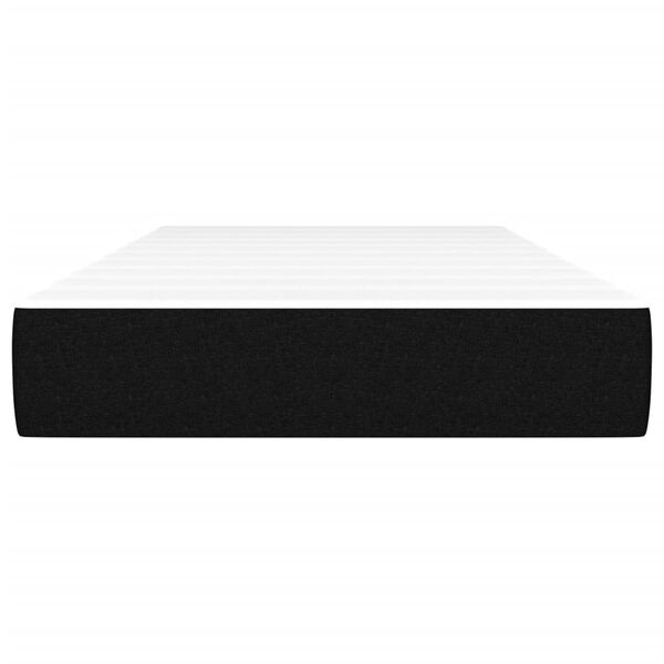 vidaXL Taschenfederkernmatratze Schwarz 90x190x20 cm Stoff