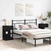 vidaXL Nachttisch 2 pcs Schwarz Eichen-Optik 40 x 35 x 65 cm