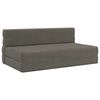 vidaXL Klappsofa Bett Hellgrau 152 x 86,5 x 60 cm Stoff