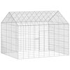 vidaXL Hasenk&auml;fig Silber 100 x 78 x 78 cm Verzinkter Stahl