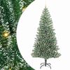 vidaXL K&uuml;nstlicher Weihnachtsbaum beschneit mit LED Licht 240 cm