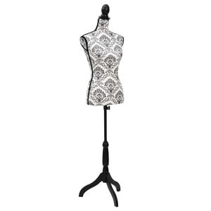 Damenb&uuml;ste Schneiderpuppe Torso Schwarz Wei&szlig;