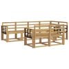vidaXL Outdoor-Sofagarnitur 7 pcs Wei&szlig; Massivholz Akazie