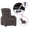 vidaXL Relaxsessel Elektrisch Dunkelbraun Stoff