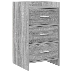 vidaXL Nachttische Grau Sonoma 40 x 36 x 70 cm Holzwerkstoff