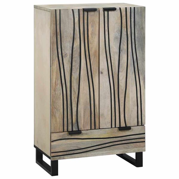 vidaXL Medienlagerungsschr&auml;nke & Regale Wei&szlig; 60 x 33 x 100 cm