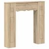 vidaXL Kaminumrandung Sonoma 102 x 20 x 102 cm Holzwerkstoff