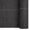 vidaXL Unkrautvlies Schwarz 2x10 m PP