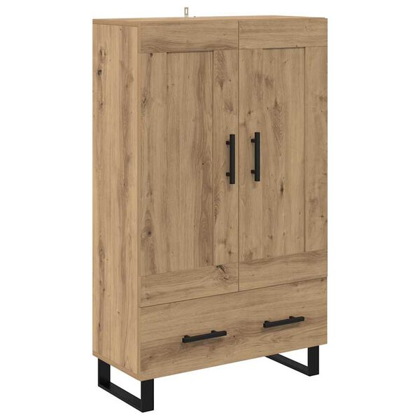 vidaXL Highboard Artisan-Eiche 69,5 x 31 x 115 cm Holzwerkstoff