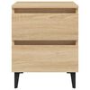 vidaXL Nachttische 2 Stk. Sonoma-Eiche 40x35x50 cm Holzwerkstoff