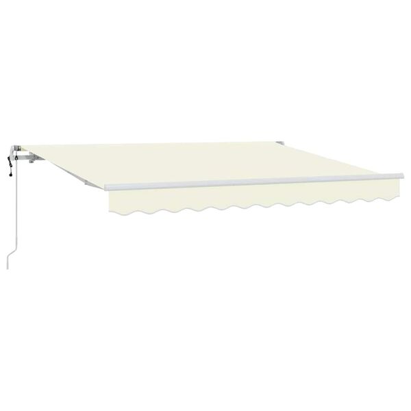 vidaXL Einziehbare Markise Creme 300 x 200 cm Stoff