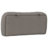 vidaXL Kopfteil-Kissen "Hvar" Taupe 80 cm Stoff