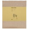 vidaXL Tischdecke 5 stk. Quadratisch Beige 110 x 110 cm