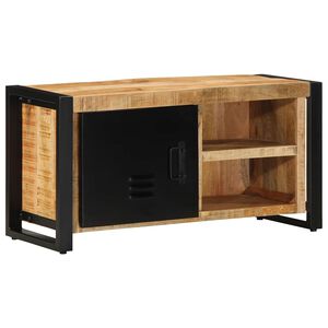 vidaXL TV-Schrank 80x30x40 cm Raues Massivholz Mango