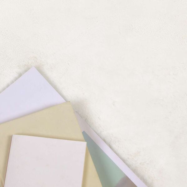 vidaXL Kunstfell Hasen Teppich Olite Creme 160 x 230 cm Polyester